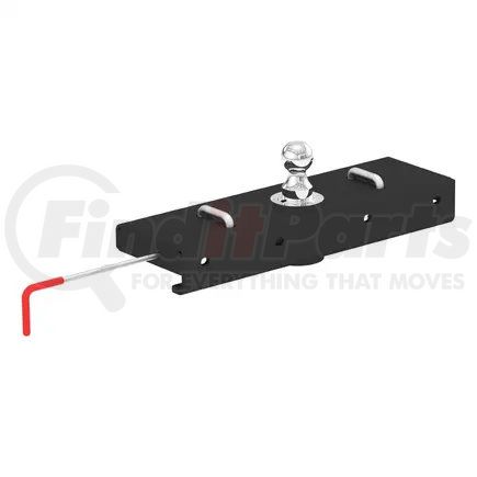60611 by CURT MANUFACTURING - Double Lock EZr Gooseneck Hitch; 2-5/16in. Ball; 30K (Brackets Required)