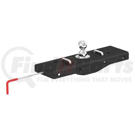 60619 by CURT MANUFACTURING - Double Lock EZr Gooseneck Hitch; 2-5/16in. Ball; 30K (Brackets Required)