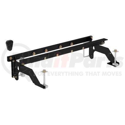 60659 by CURT MANUFACTURING - Under-Bed Gooseneck Installation Brackets; Select Dodge Ram 1500