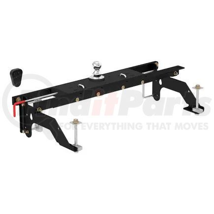 60733 by CURT MANUFACTURING - Double Lock Gooseneck Hitch Kit with Brackets; Select Dodge Ram 1500