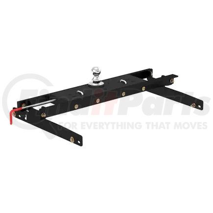60734 by CURT MANUFACTURING - Double Lock Gooseneck Hitch Kit with Brackets; Select Dodge Ram 1500; 2500; 3500