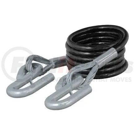70008 by CURT MANUFACTURING - Replacement 84in. x 3/8in. Diameter Tow Bar Safety Cable with Hooks (7;500 lbs)