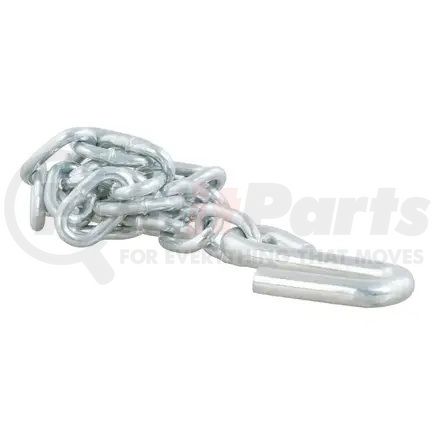80020 by CURT MANUFACTURING - CURT 80020 27-Inch Trailer Safety Chain with 3/8-In S Hook; 2;000 lbs Break Strength