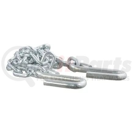 80030 by CURT MANUFACTURING - CURT 80030 48-Inch Trailer Safety Chain with 7/16-In S-Hooks; 5;000 lbs Break Strength