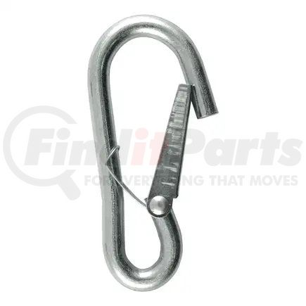 81261 by CURT MANUFACTURING - CURT 81261 Snap Hook Trailer Safety Chain Hook Carabiner Clip; 3/8-Inch Diameter; 2;000 lbs