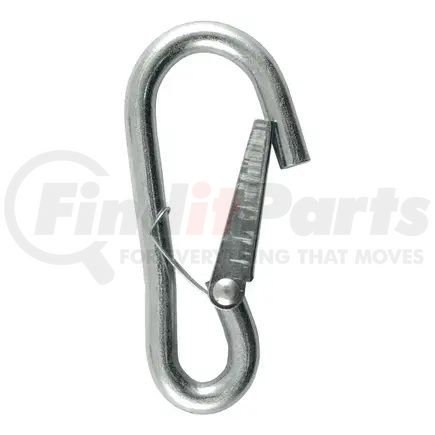 81266 by CURT MANUFACTURING - CURT 81266 Snap Hook Trailer Safety Chain Hook Carabiner Clip; 3/8-Inch Diameter; 2;000 lbs