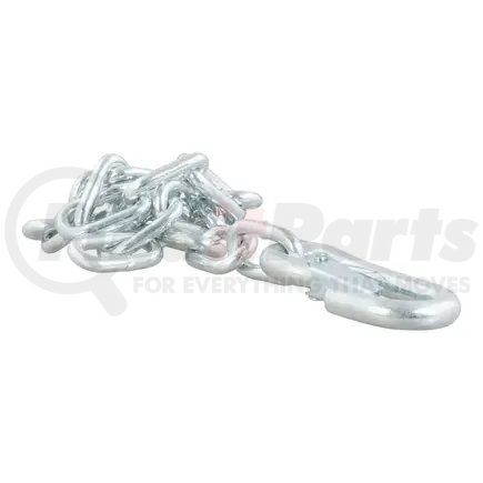 80313 by CURT MANUFACTURING - CURT 80313 27-Inch Trailer Safety Chain with 7/16-In Snap Hook; 5;000 lbs Break Strength