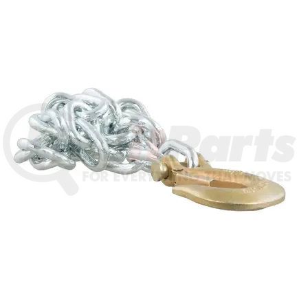 80314 by CURT MANUFACTURING - 35in. Safety Chain with 1 Clevis Hook (11;700 lbs; Clear Zinc)