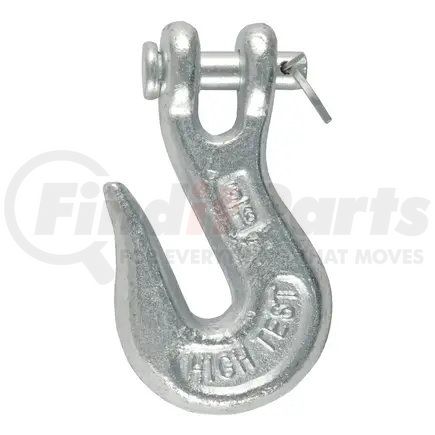 81340 by CURT MANUFACTURING - CURT 81340 5/16-Inch Forged Steel Clevis Grab Hook; 3;900 lbs. Work Load; 7/16-In Pin