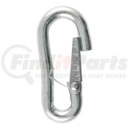 81271 by CURT MANUFACTURING - CURT 81271 Snap Hook Trailer Safety Chain Hook Carabiner Clip; 7/16-Inch Diameter; 5;000 lbs