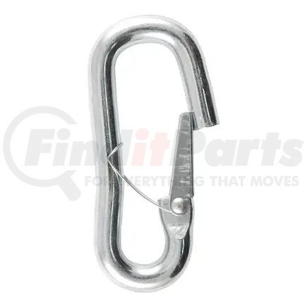 81281 by CURT MANUFACTURING - CURT 81281 Snap Hook Trailer Safety Chain Hook Carabiner Clip; 9/16-Inch Diameter; 5;000 lbs