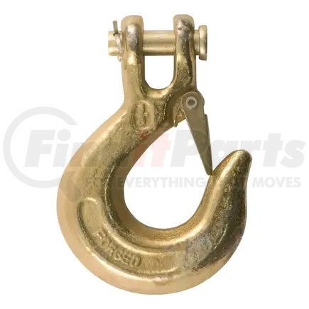 81560 by CURT MANUFACTURING - CURT 81560 3/8-Inch Forged Steel Clevis Slip Hook with Safety Latch; 18;000 lbs; 1-In Opening; 3/8in. Pin