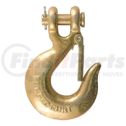 81950 by CURT MANUFACTURING - 5/16in. Safety Latch Clevis Hook (18;000 lbs; 5/16in. Pin)