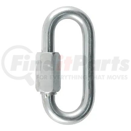 82901 by CURT MANUFACTURING - CURT 82901 Threaded Quick Link Trailer Safety Chain Hook Carabiner Clip; 5/16-Inch Diameter; 8;800 lbs Break Strength