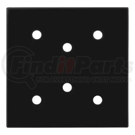 83607 by CURT MANUFACTURING - CURT 83607 6 x 6-Inch Powder-Coated Steel Tie Down Anchor Backing Plate