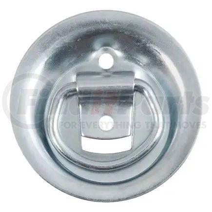 83710 by CURT MANUFACTURING - 1-1/8in. x 1-5/8in. Recessed Tie-Down Ring (1;000 lbs; Clear Zinc)