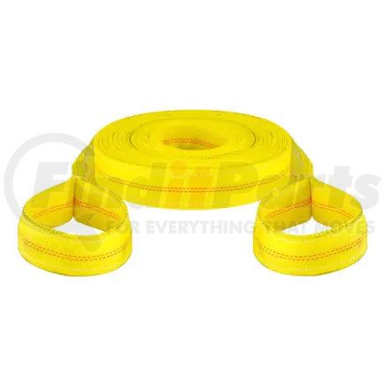 83066 by CURT MANUFACTURING - CURT 83066 30-Foot Yellow Nylon Recovery Tow Strap; 18;000 lbs Break Strength