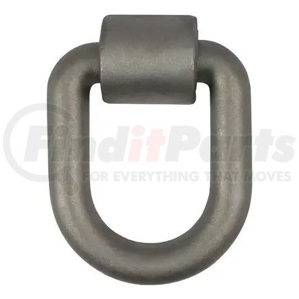 83780 by CURT MANUFACTURING - 3in.x 4in. Weld-On Tie-Down D-Ring (15;587 lbs; Raw Steel)