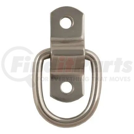 83732 by CURT MANUFACTURING - 1in. x 1-1/4in. Surface-Mounted Tie-Down D-Ring (1;200 lbs; Stainless)