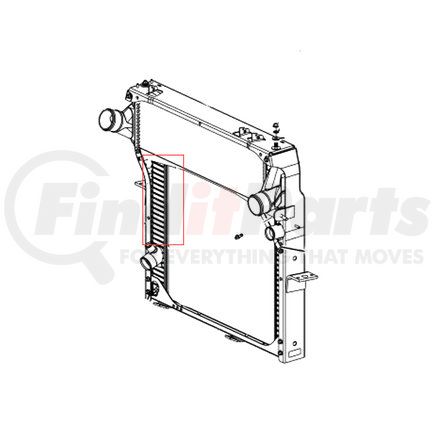 2522436C91 by INTERNATIONAL - RADIATOR ASSEMBLY WITH INTANK