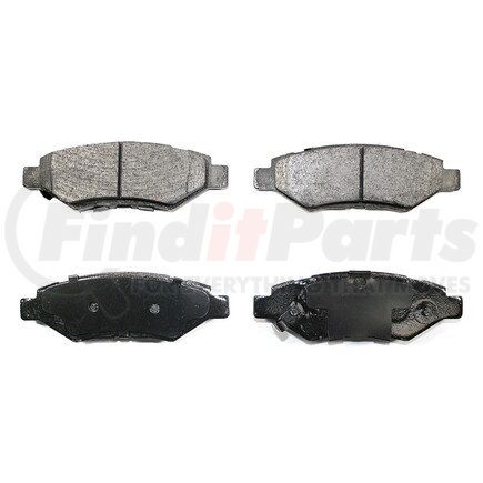 BP1337MS by PRONTO ROTOR - Disc Brake Pad Set - Rear, Semi-Metallic, Slotted, Iron Backing, with Pad Shims and Wear Sensors
