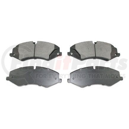 BP1479C by PRONTO ROTOR - Disc Brake Pad Set - Front, Ceramic, Slotted, Iron Backing, with Pad Shims