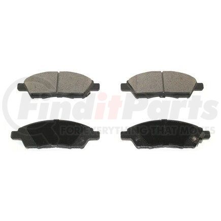 BP1592C by PRONTO ROTOR - Disc Brake Pad Set - Front, Ceramic, Slotted, Iron Backing, with Pad Shims