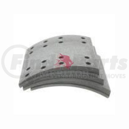 F5605554311G by MERITOR - Drum Brake Shoe Lining - Set, For 16.5" x 7" Brake Drums, FMSI 4311J