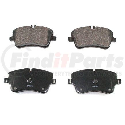 BP872C by PRONTO ROTOR - Disc Brake Pad Set - Front, Ceramic, Slotted, Iron Backing, with Pad Shims