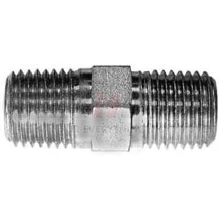 1304230 by BUYERS PRODUCTS - Hydraulic Coupling / Adapter - Nipple, 1/4 in. Hex