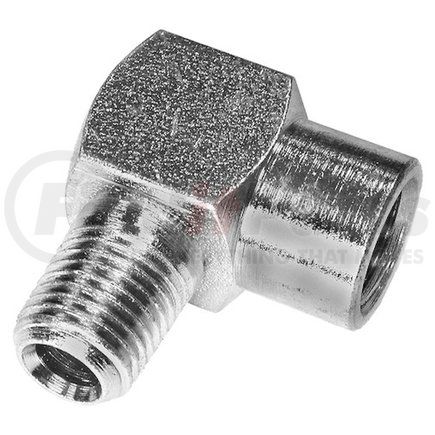 1304250 by BUYERS PRODUCTS - Hydraulic Coupling / Adapter - 1/4 in. x 90 Degree