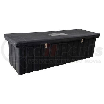 1712260 by BUYERS PRODUCTS - Truck Bed Storage Box - Black, Poly, Chest, 23 x 25/19 x 77/73 in.