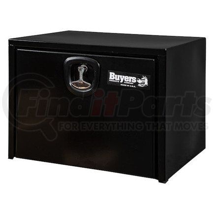 1732310 by BUYERS PRODUCTS - 18 x 18 x 48in. Black Steel Underbody Truck Box with 3-Point Latch