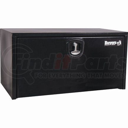 1734303 by BUYERS PRODUCTS - 24 x 24 x 30in. Black Steel Underbody Truck Box with 3-Point Latch