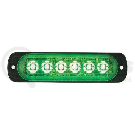 8891919 by BUYERS PRODUCTS - Strobe Light - 4-3/8 inches, Green, with 6 LEDS
