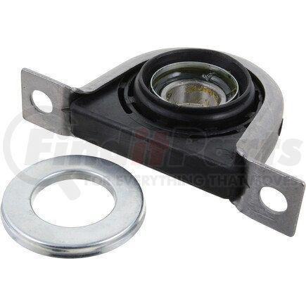 NBHBD206FF by NTN - Drive Shaft Center Support Bearing - BCA, Rubber, Black