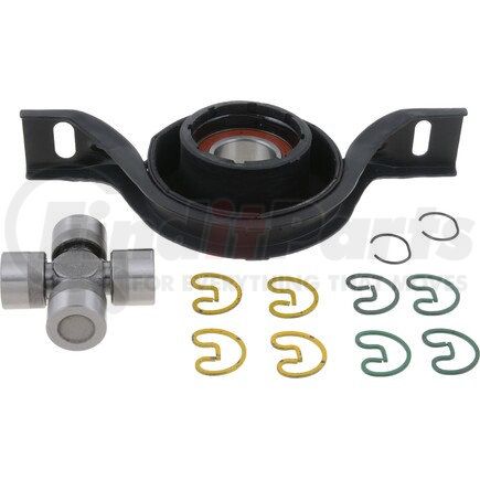 NBHB88555UJ by NTN - Drive Shaft Center Support Bearing - BCA, Rubber, Black