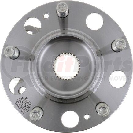 WE61789 by NTN - Wheel Bearing and Hub Assembly - Steel, Natural, with Wheel Studs