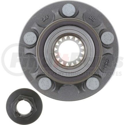 WE61772 by NTN - Wheel Bearing and Hub Assembly - Steel, Natural, with Wheel Studs