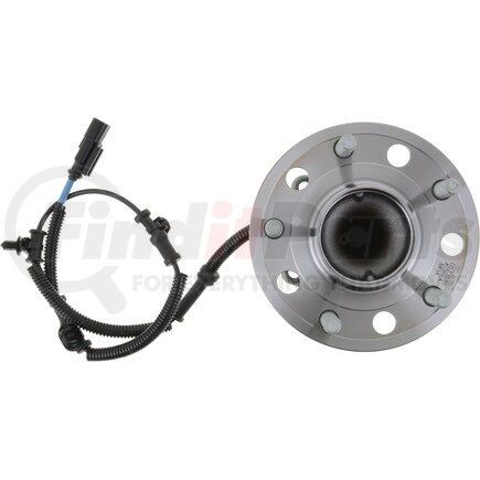 WE61796 by NTN - Wheel Bearing and Hub Assembly - Steel, Natural, with Wheel Studs