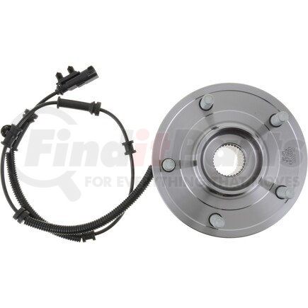 WE61810 by NTN - Wheel Bearing and Hub Assembly - Steel, Natural, with Wheel Studs