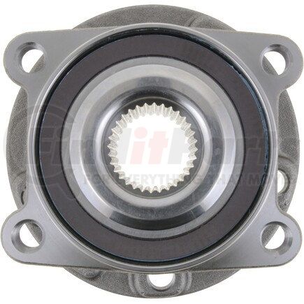 WE61827 by NTN - Wheel Bearing and Hub Assembly - Steel, Natural, with Wheel Studs