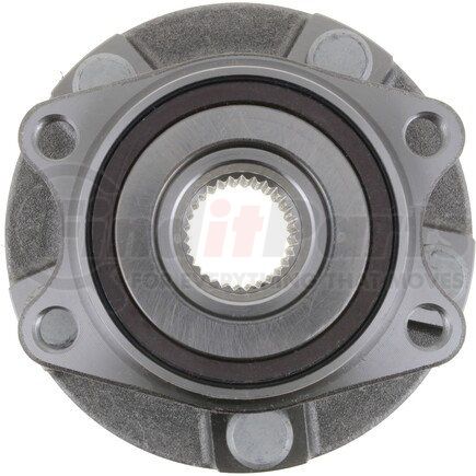 WE61843 by NTN - Wheel Bearing and Hub Assembly - Steel, Natural, with Wheel Studs