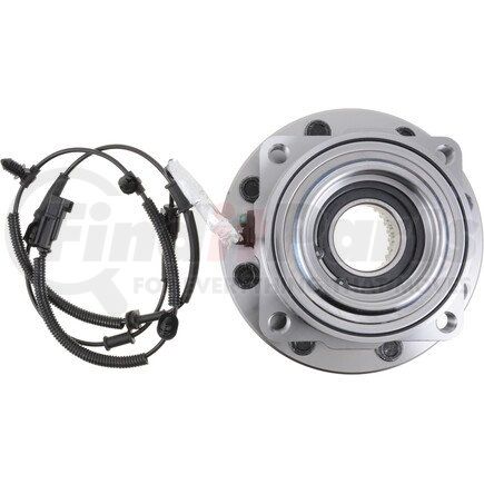 WE61854 by NTN - Wheel Bearing and Hub Assembly - Steel, Natural, with Wheel Studs