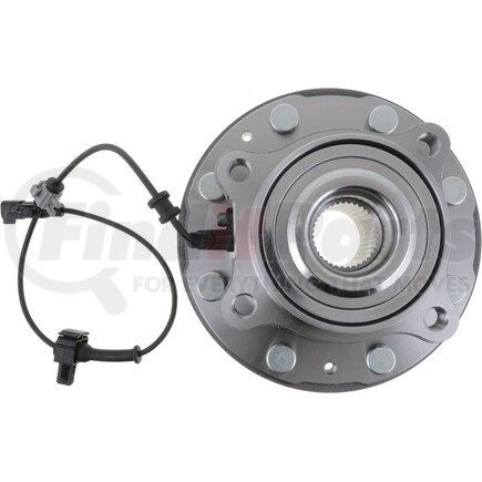 WE61849 by NTN - Wheel Bearing and Hub Assembly - Steel, Natural, with Wheel Studs