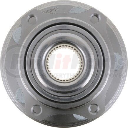 WE61851 by NTN - Wheel Bearing and Hub Assembly - Steel, Natural, with Wheel Studs