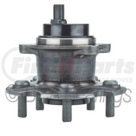 WE60956 by NTN - Wheel Bearing and Hub Assembly - Steel, Natural, with Wheel Studs