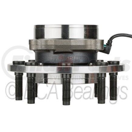 WE60976 by NTN - Wheel Bearing and Hub Assembly - Steel, Natural, with Wheel Studs