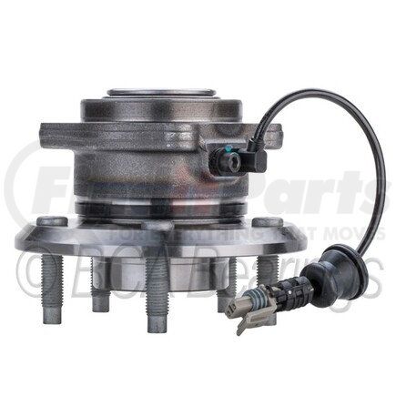 WE60995 by NTN - Wheel Bearing and Hub Assembly - Steel, Natural, with Wheel Studs