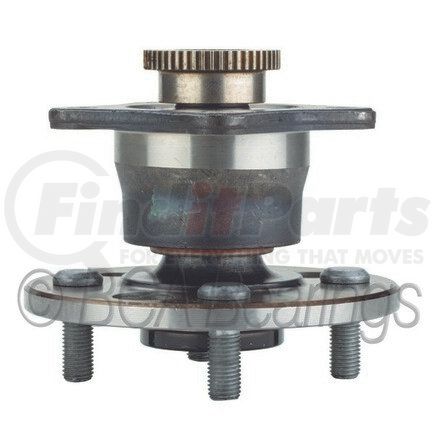 WE61021 by NTN - Wheel Bearing and Hub Assembly - Steel, Natural, with Wheel Studs